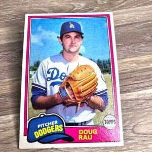 Sports Cards 1981 David Rau Baseball Card Topps No 174